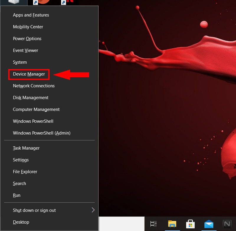 Vào Device Manager